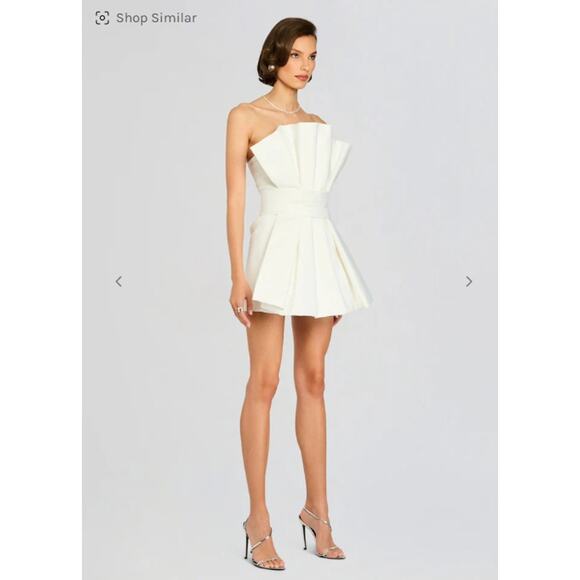 Retrofete Annette Strapless Mini Dress NWT Size S - Picture 3 of 8